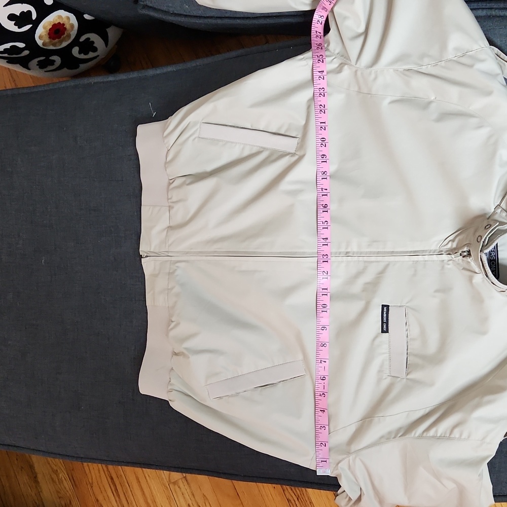 Like new Vintage 80' s MEMBERS ONLY Khaki Racer Bomber Jacket SzL - Picture 7 of 10